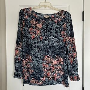 Loft floral/paisley printed blouse - XL